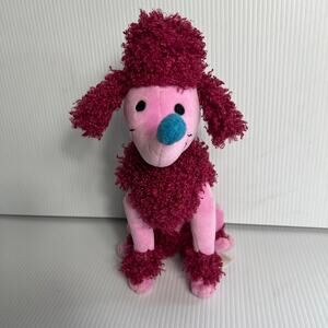 Disney Animators Collection It's a Small World France Pink Poodle Stuffed Plush